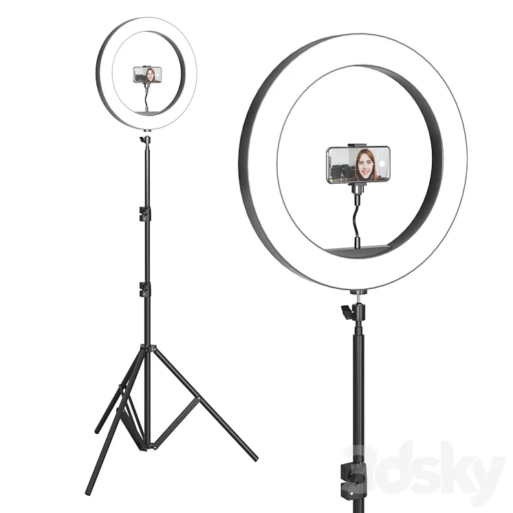Selfie Lamp 3D Model