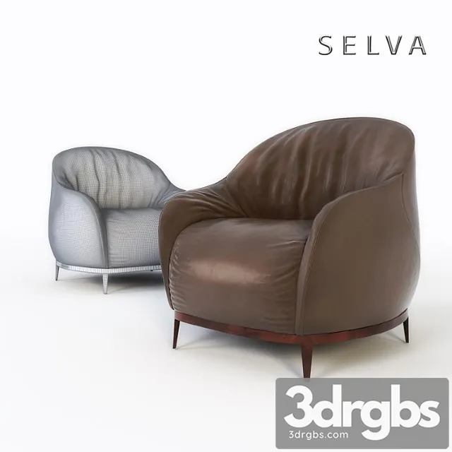 Selva Bali Armchair 1 3D Model Free