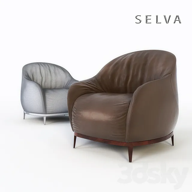 SELVA BALI ARMCHAIR 3D Model