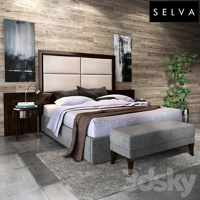 Selva Hospitality Bedroom 3DModel