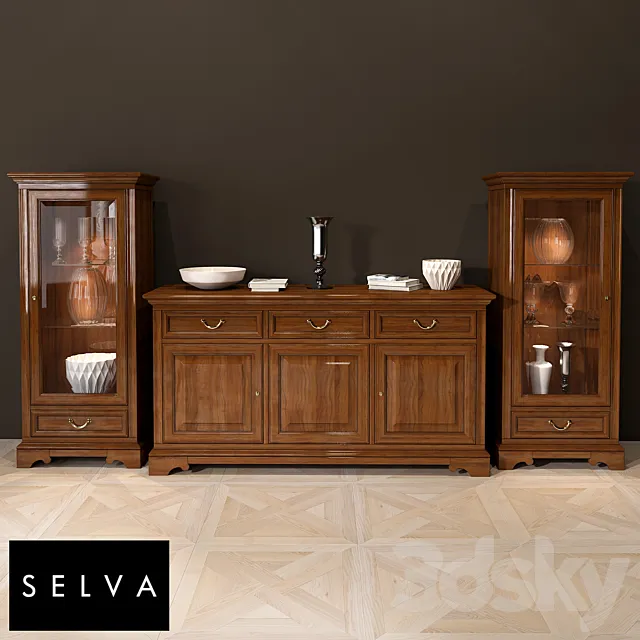 Selva Milano set 01 3D Model