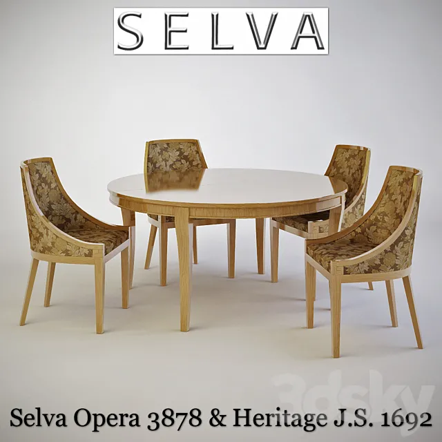 Selva Opera 3878 & Selva Heritage JS 1692 3DModel