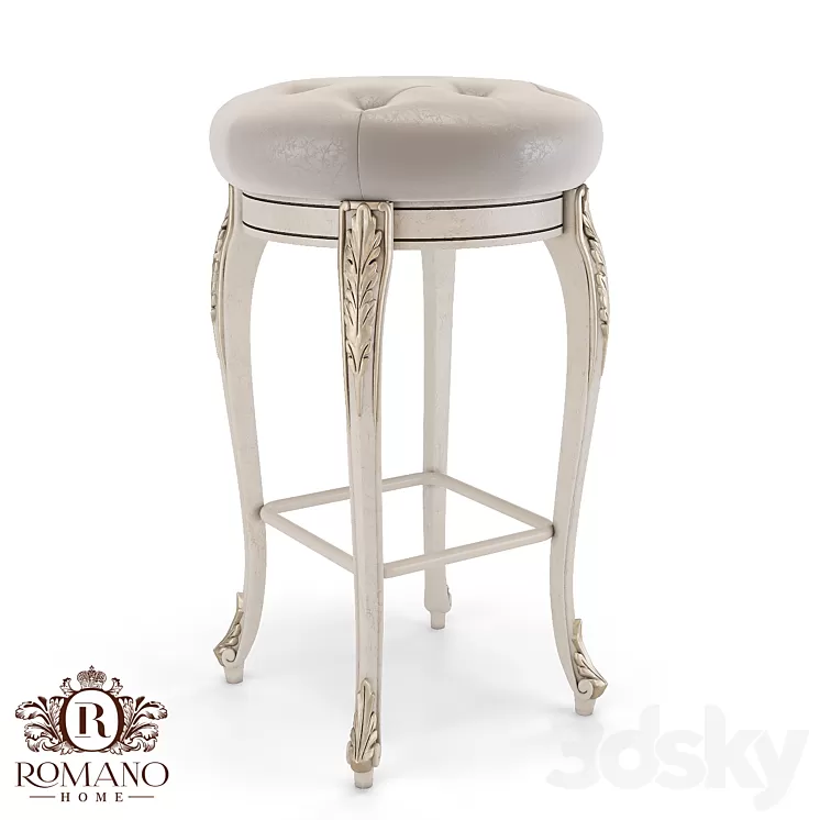 Semi-bar chair Nicolet Light Romano Home 3D Model