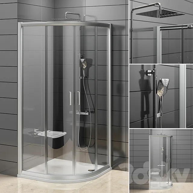Semi-circular shower Ravak Rapier Free Download