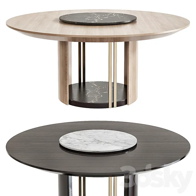 Sendai Dining Table Frato Interiors 3DModel
