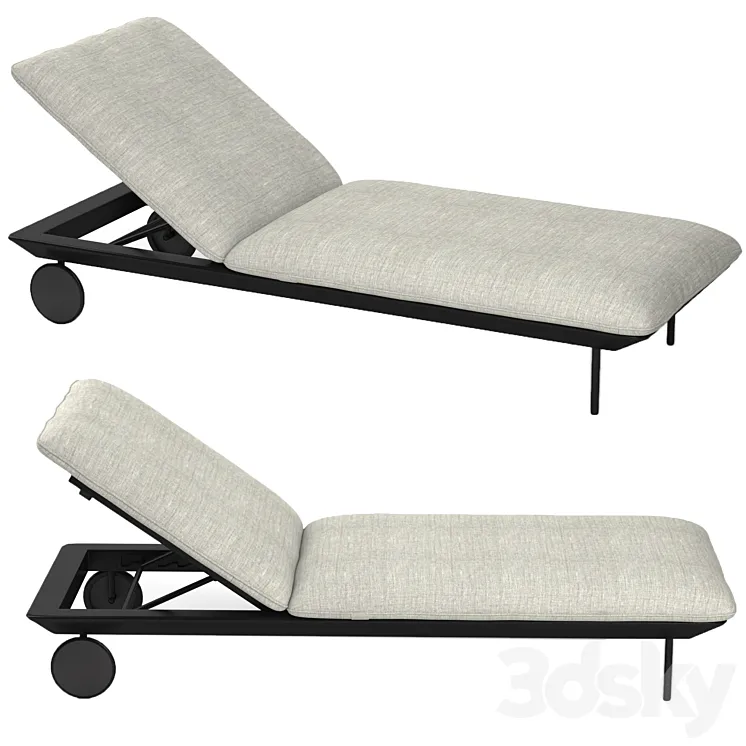 Senja lounger 3D Model Free