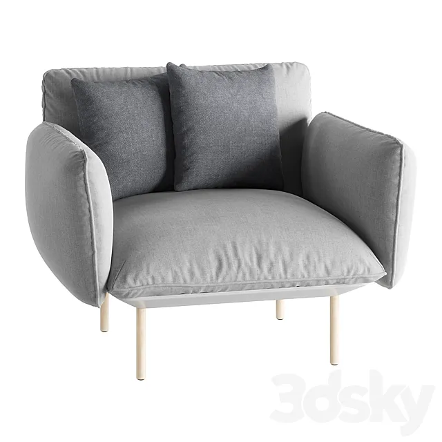 SENJA one seat sofa by Tribu 3D Model