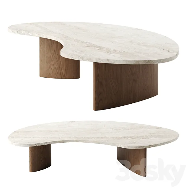 Senses bean coffee table by Bulo 3DModel