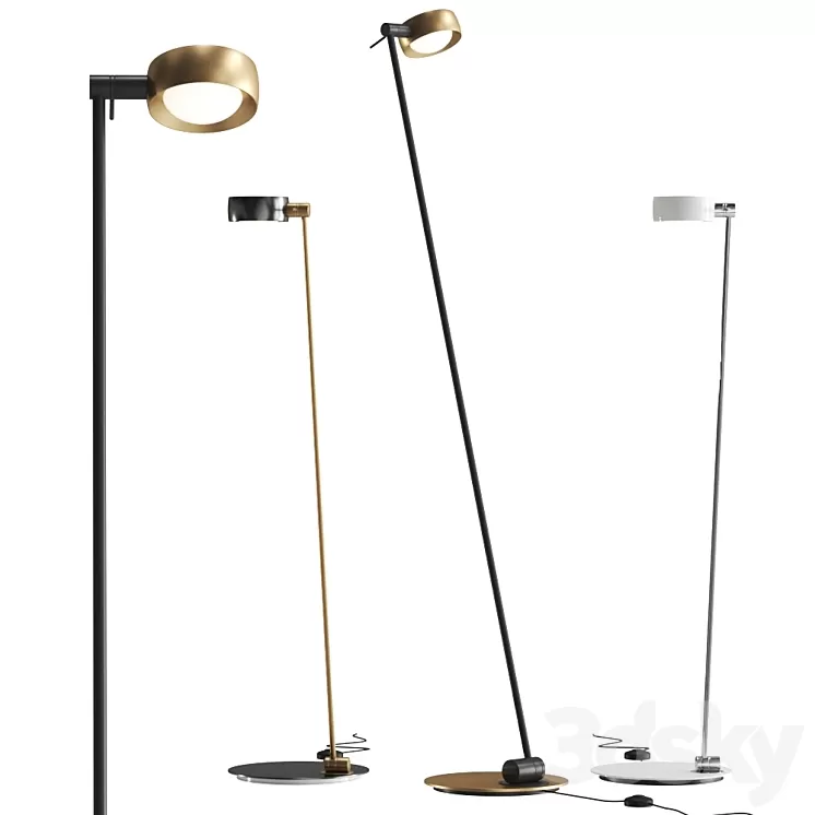 Sento lettura floor lamp by Occhio 3D Model