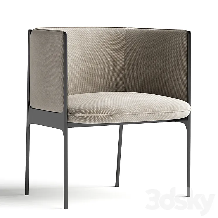 Sepal Dining Chair 3D Model Free