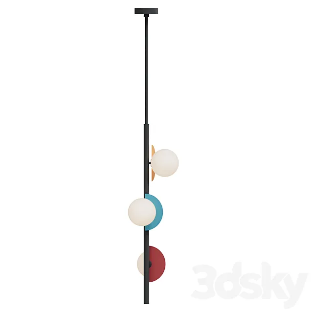 Sepia pendant lamp 3D Model