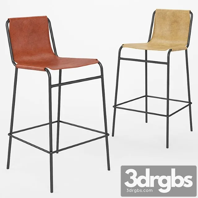 September Bar Stool 2 3D Model Free