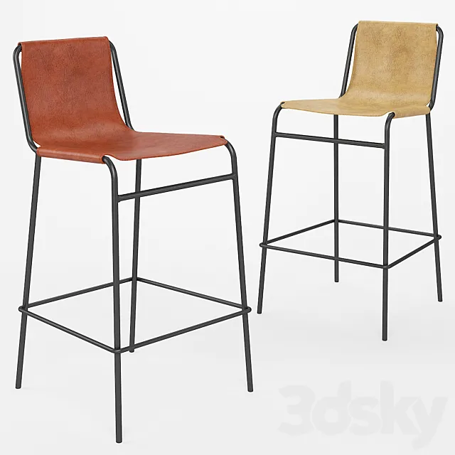 September_Bar_Stool 3D Model
