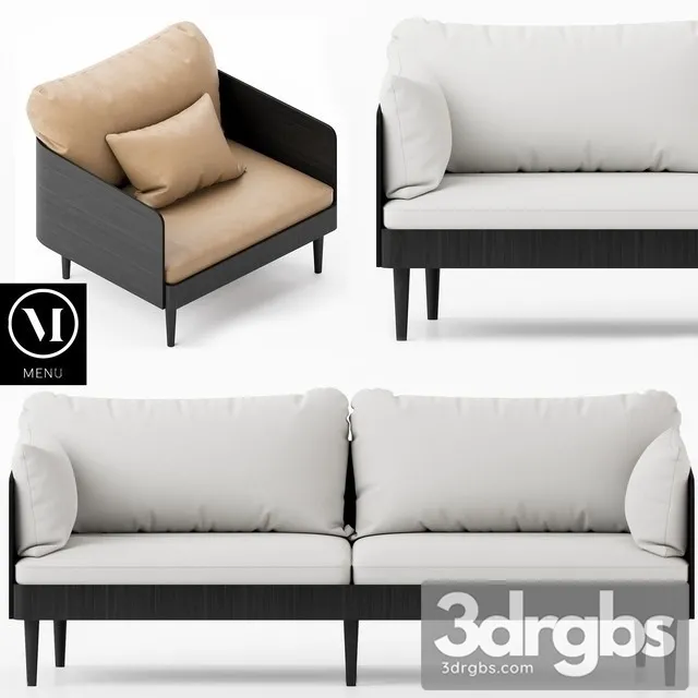 Septembre Nordic Sofa 3D Model Free