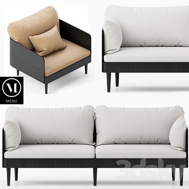 Septembre Sofa by MENU 3DModel