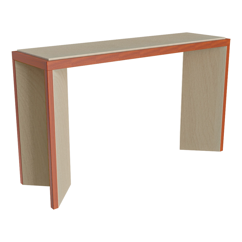 Serax - Console oak cream - orange Kubé 3 3D Model