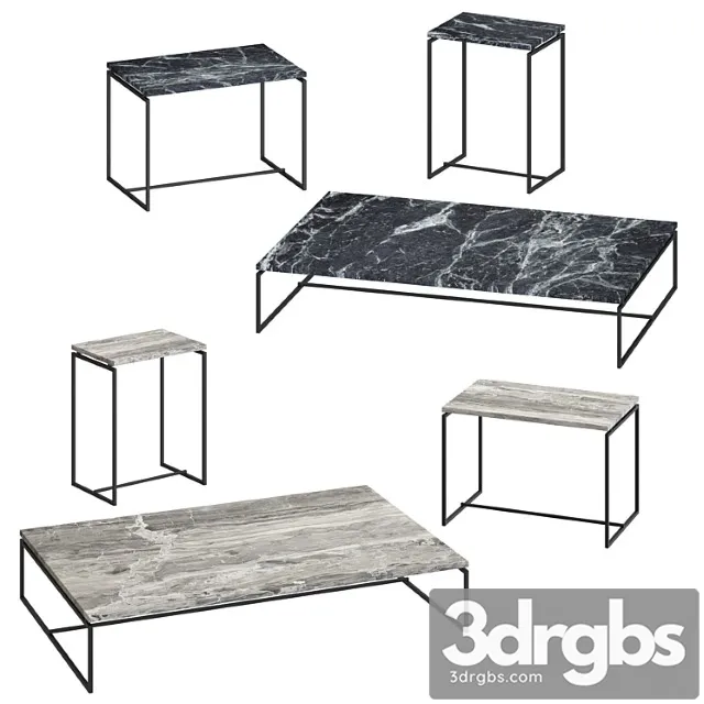 Serax Dialect Coffee Tables 3D Model Free