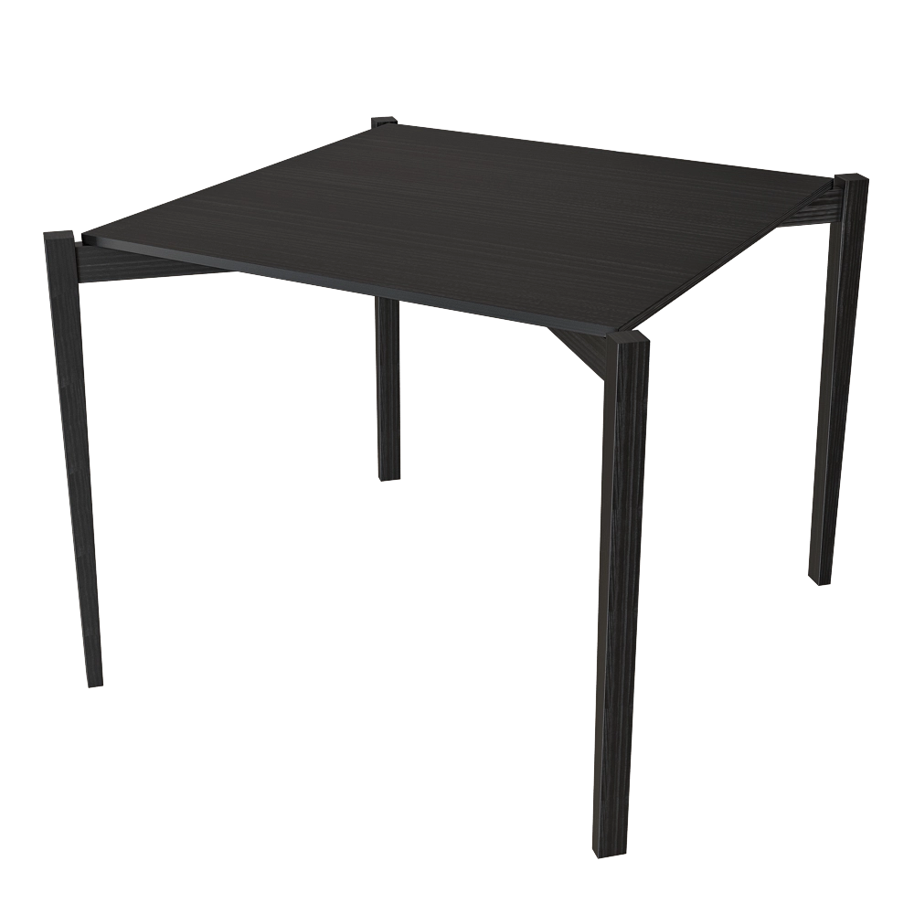 Serax - Table square beech black Eloïs 3D Model