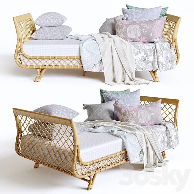 Serena & Lily _ Avalon Daybed 3DModel