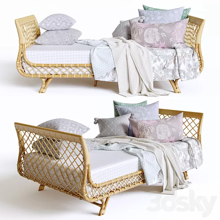 Serena & Lily / Avalon Daybed 3D Model