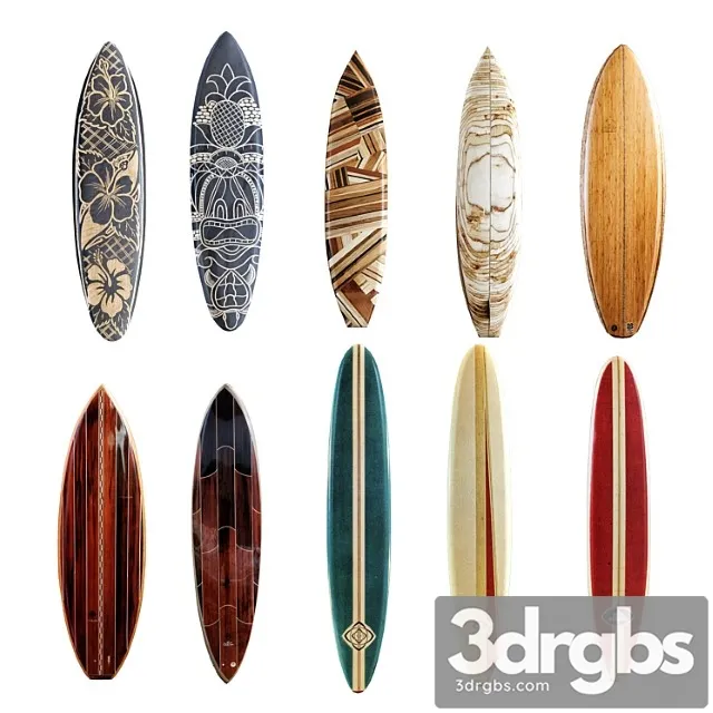Serfboards 2 3D Model Free