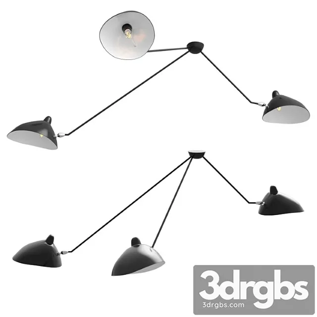 Serge Mouille 1 3D Model Free