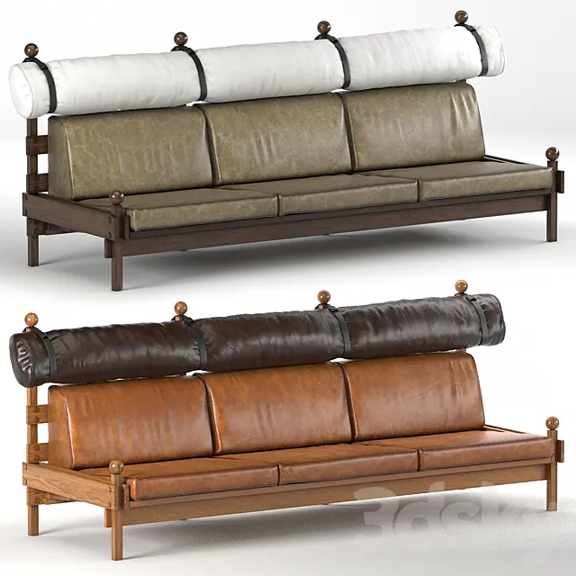 Sergio Rodrigues Tonic Sofa 3DModel