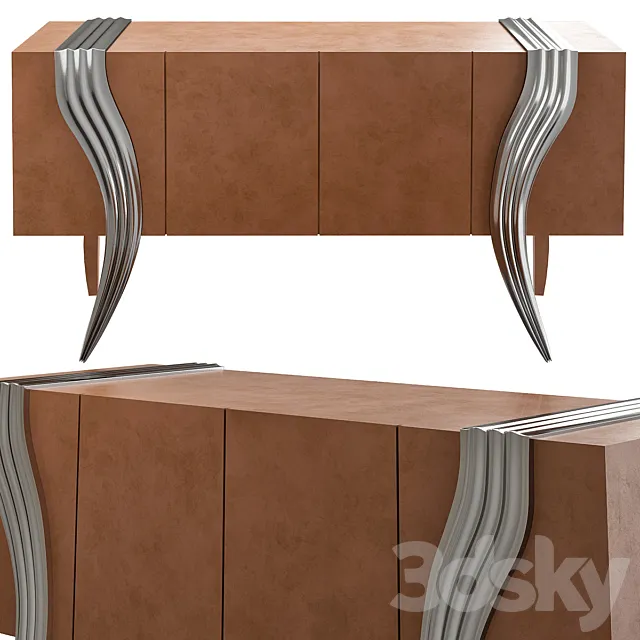 Sergio Villa OPUS FUTURA METALLICA SIDEBOARD 3DModel