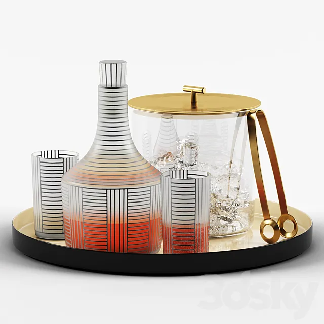 Series B Decanter & Bleecker Bar Ice Bucket set Free Download