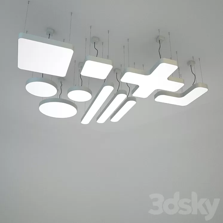 Series downlights HALLA RUNDO 3D Model