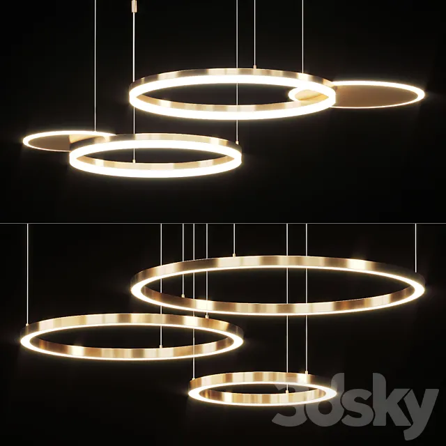 Series of LED ring light combinations Free Download