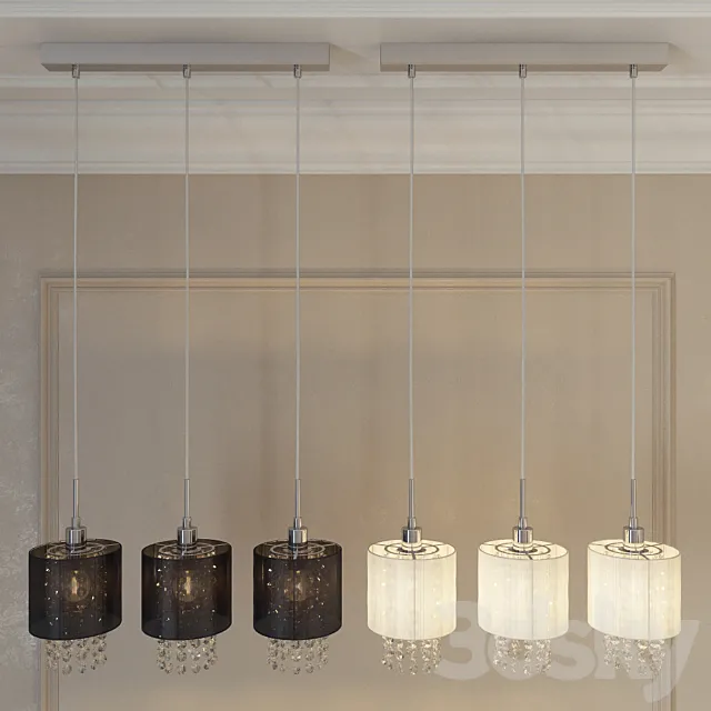 Series pendant Italux Astra 3DModel