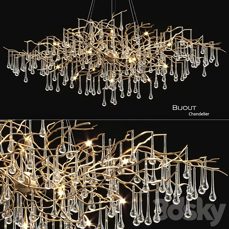 Serip Bijout Chandelier 2 3D Model