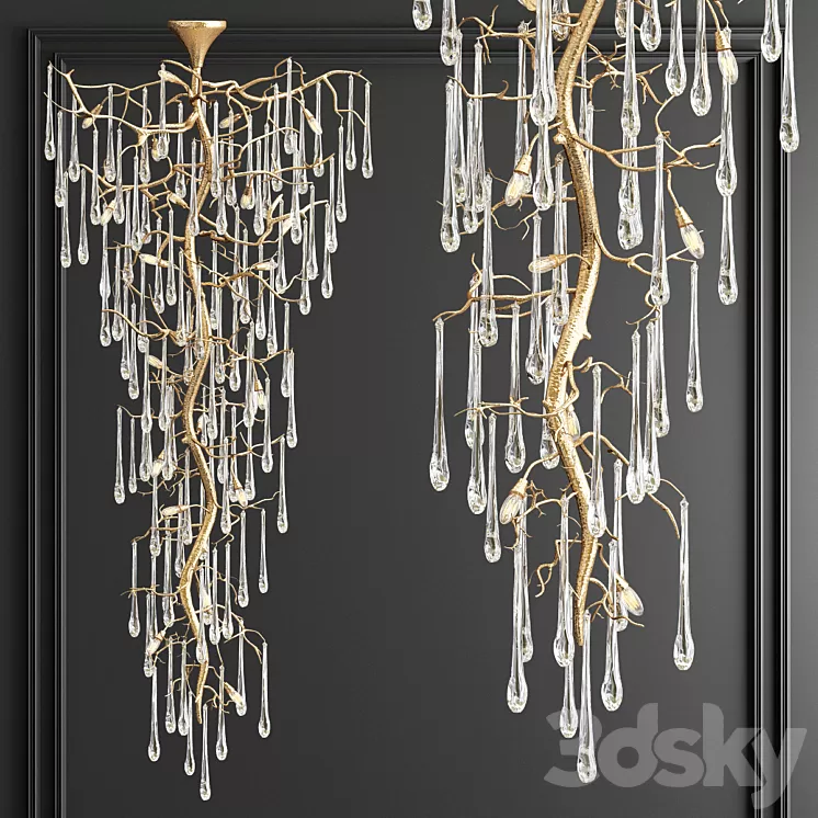 Serip Glamor Chandelier 3D Model