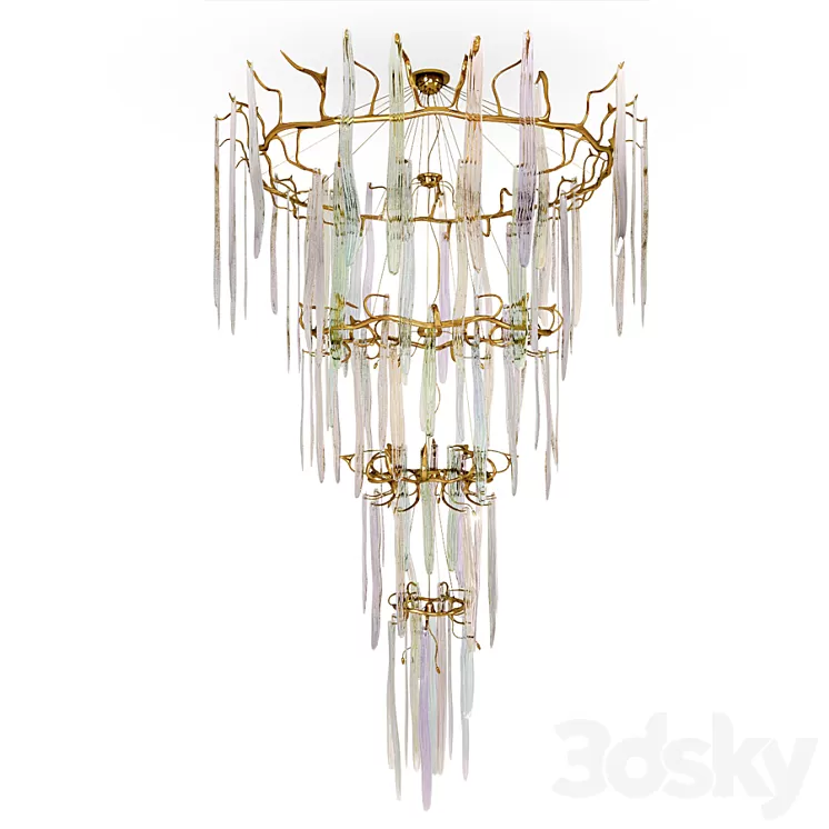 Serip Waterfall 3D Model