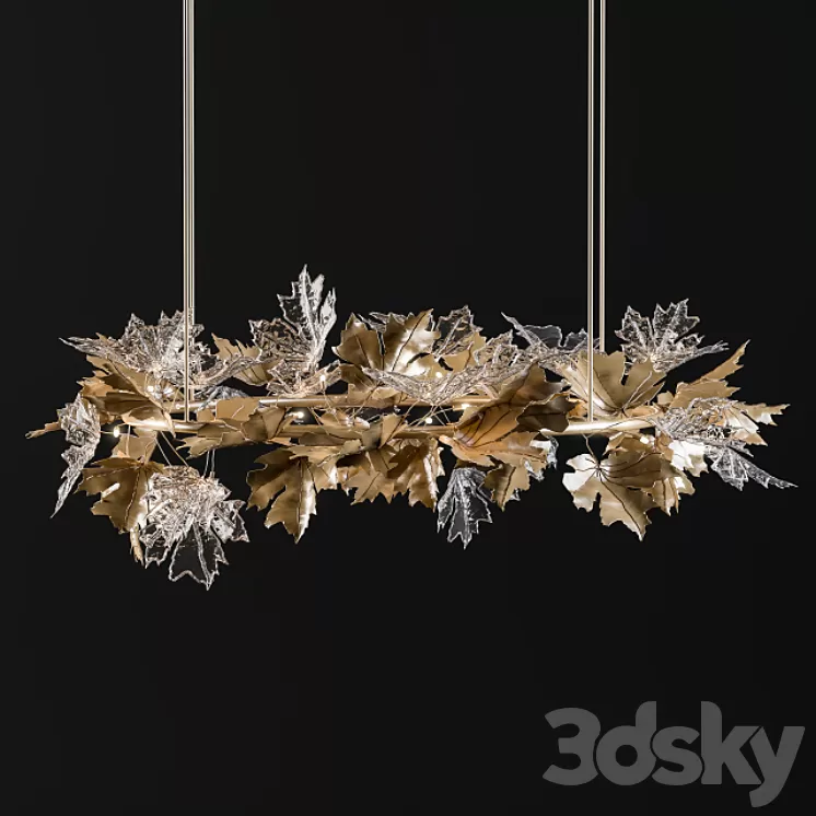 Seripi pendant leaves 3D Model