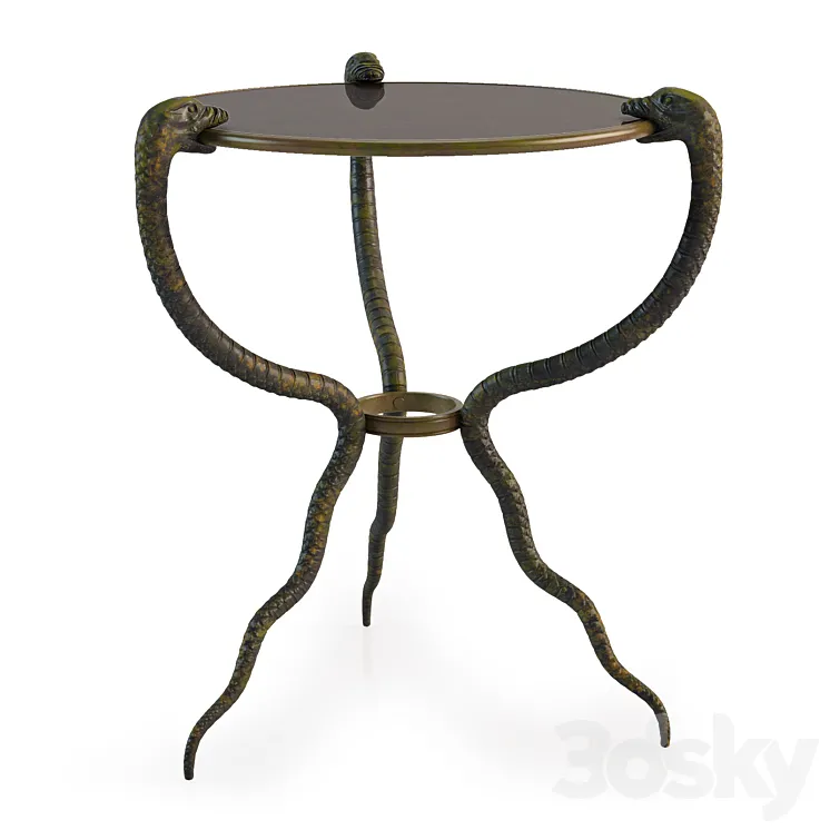 SERPENT OCCASIONAL TABLE 3D Model Free