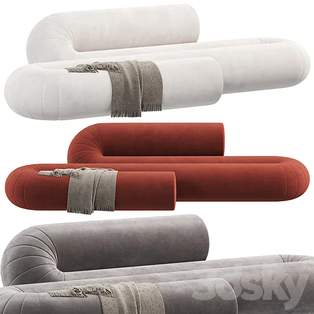 SERPENTINE Sofa by DANTE - Goods And Bads 3DModel