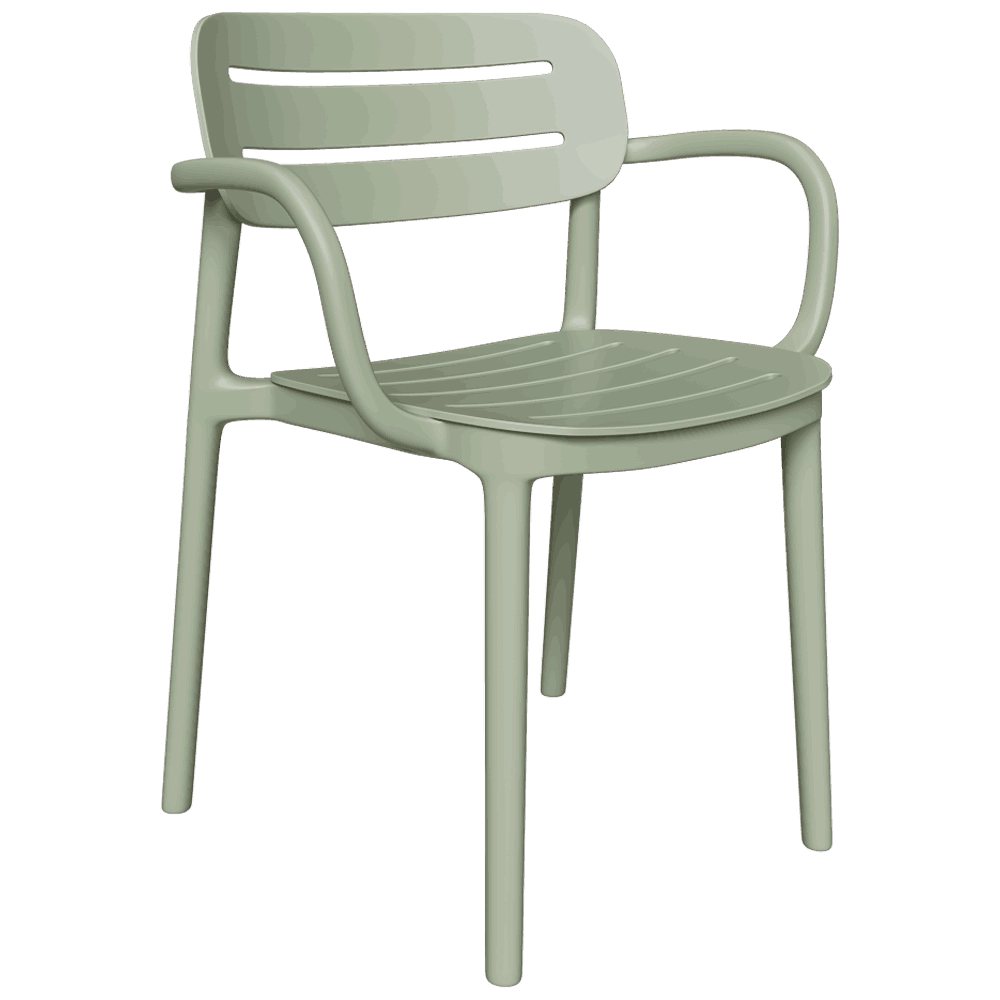 Serralunga - Armchair Croisette Set of 4 3D Model