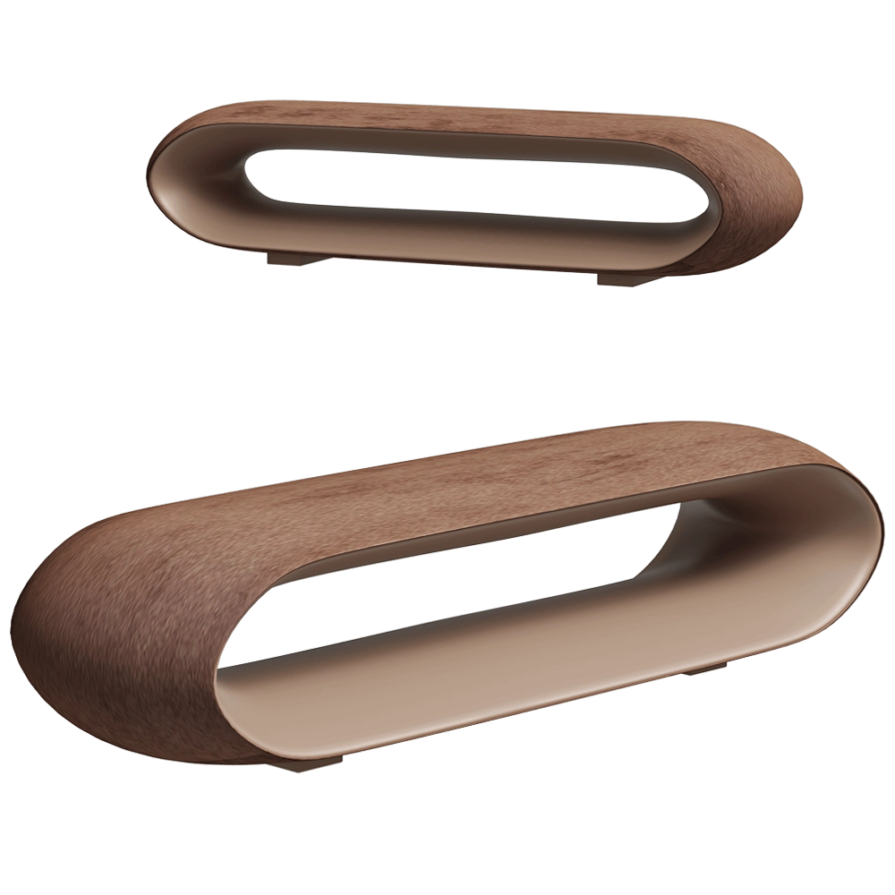 Serralunga - Bench Loop Moleskin 3D Model