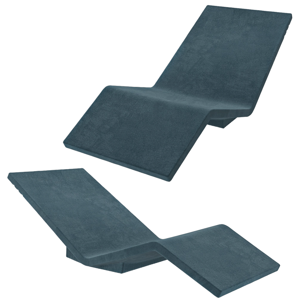 Serralunga - Lounger Aqua Moleskin 3D Model