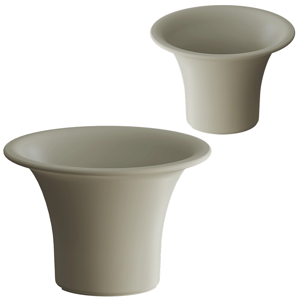 Serralunga - Planter Cone 3D Model