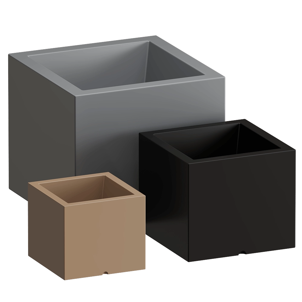 Serralunga - Planter Cubotti Deep 3D Model