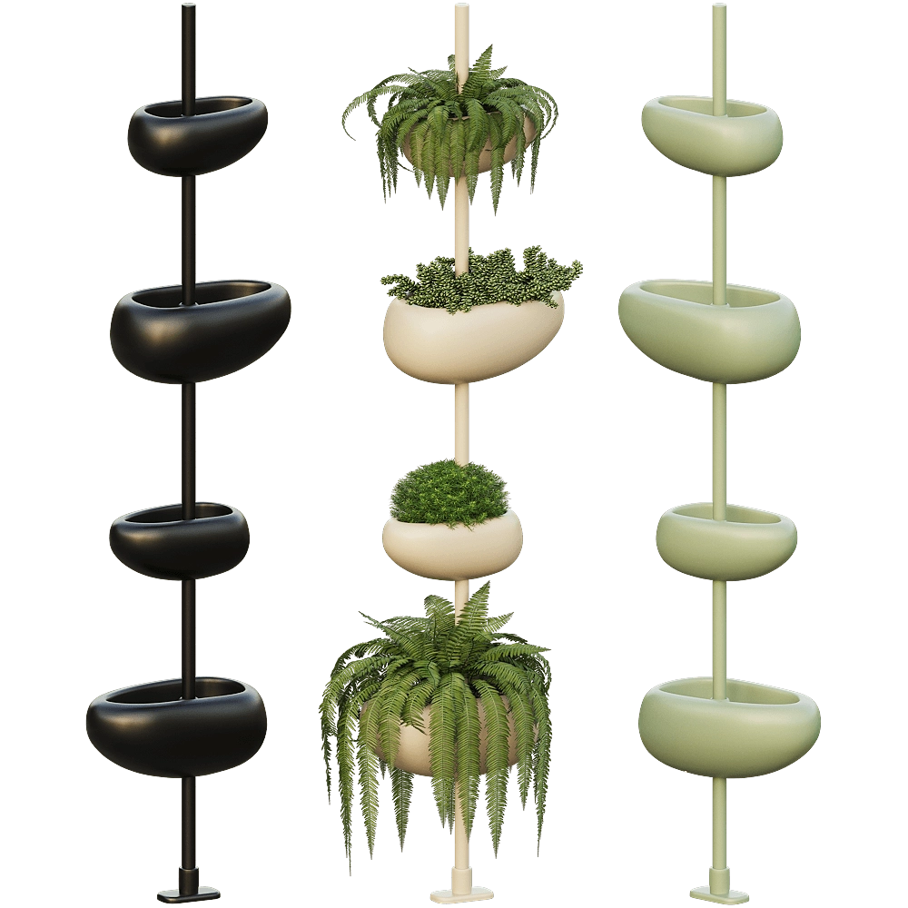 Serralunga - Planter Greenpills 3D Model