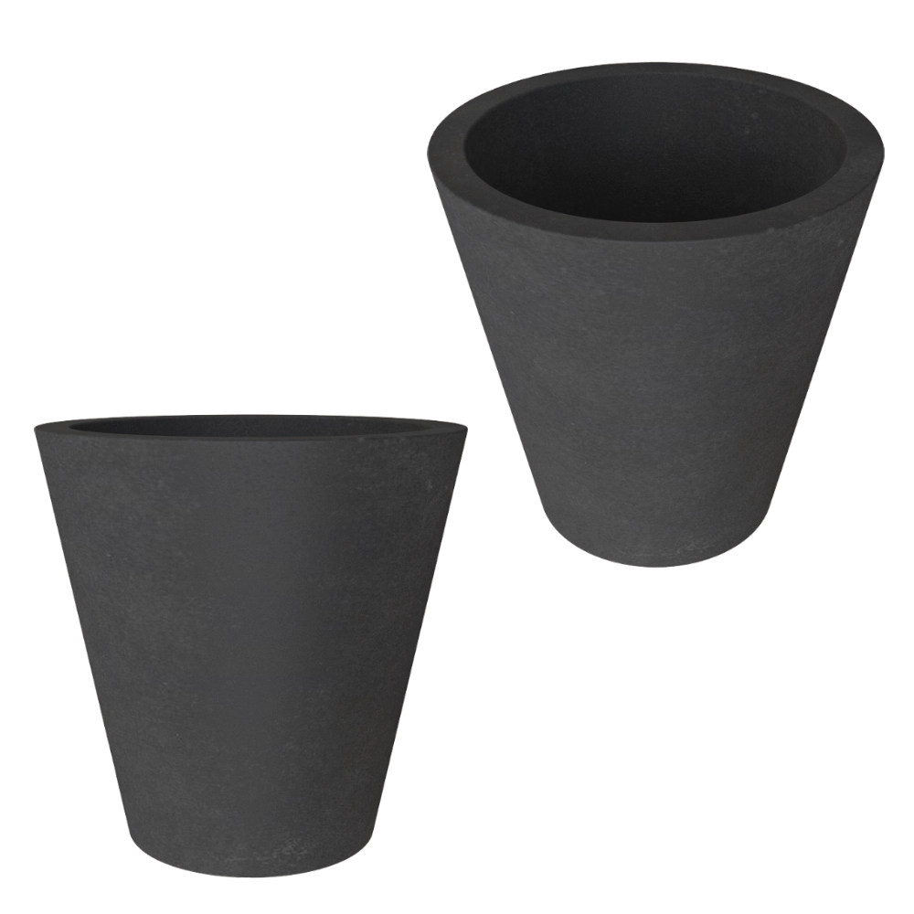 Serralunga - Planter New Pot Large Moleskin 3D Model