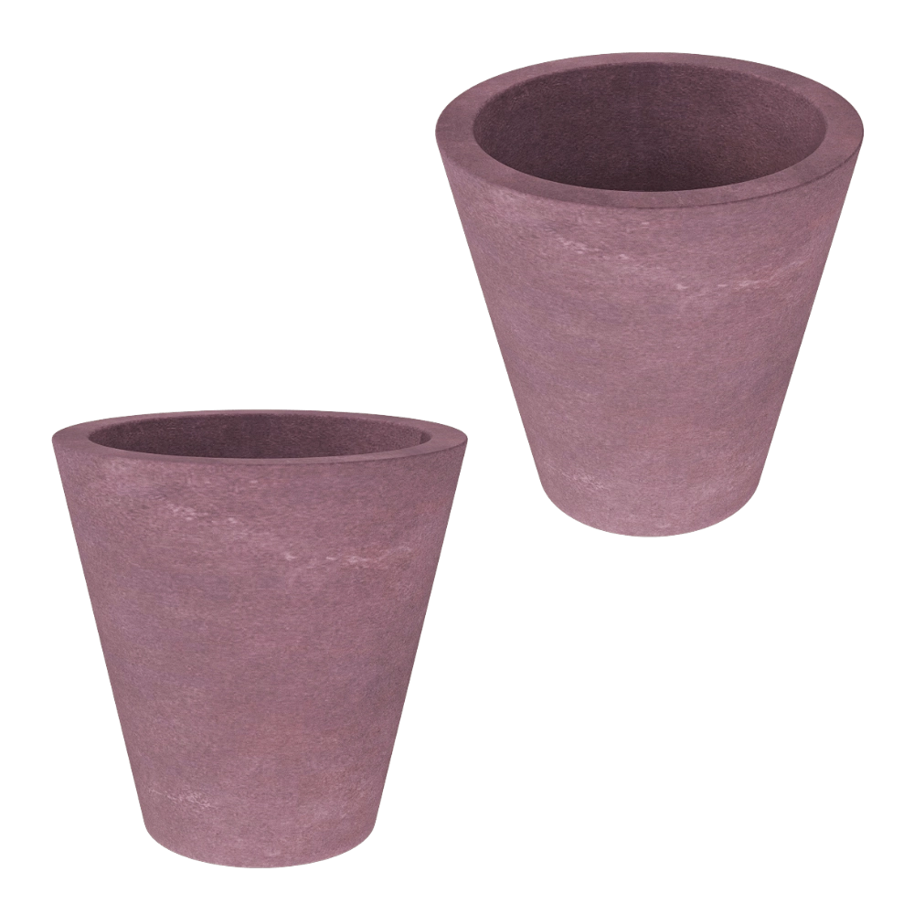 Serralunga - Planter New Pot Medium Moleskin 3D Model