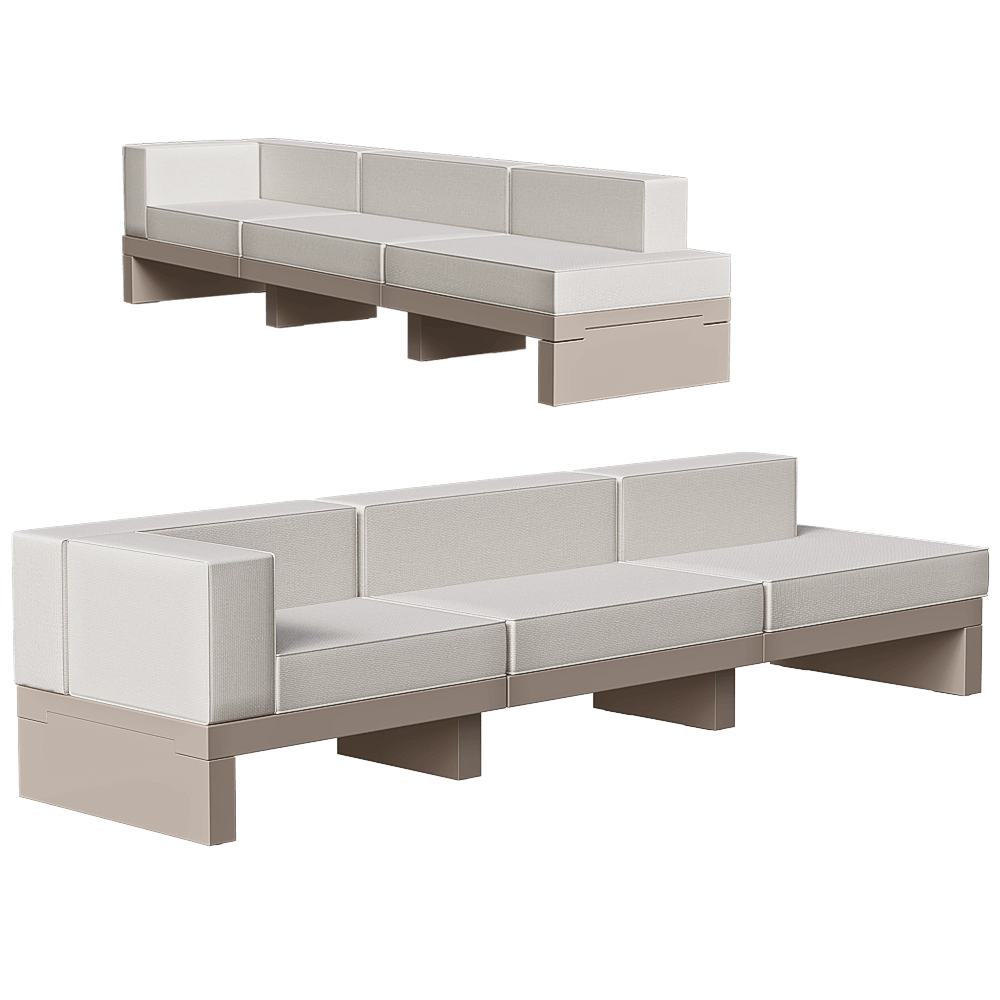 Serralunga - Sofa Hour 3D Model
