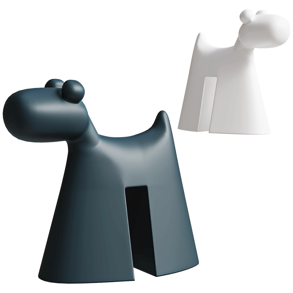 Serralunga - Stool Doggy 3D Model
