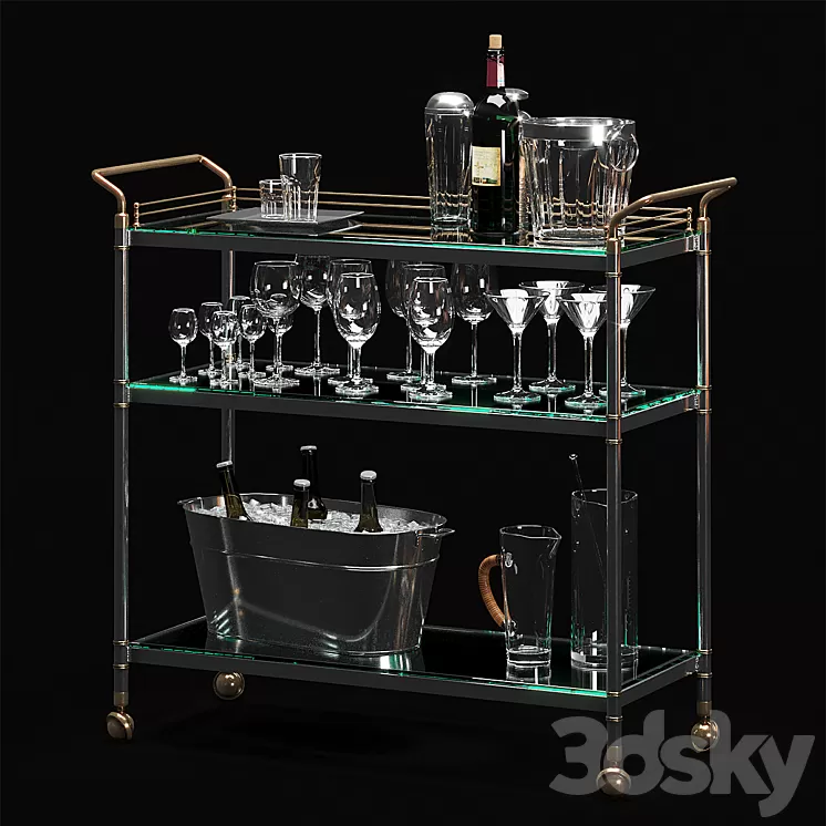 Service table 3D Model