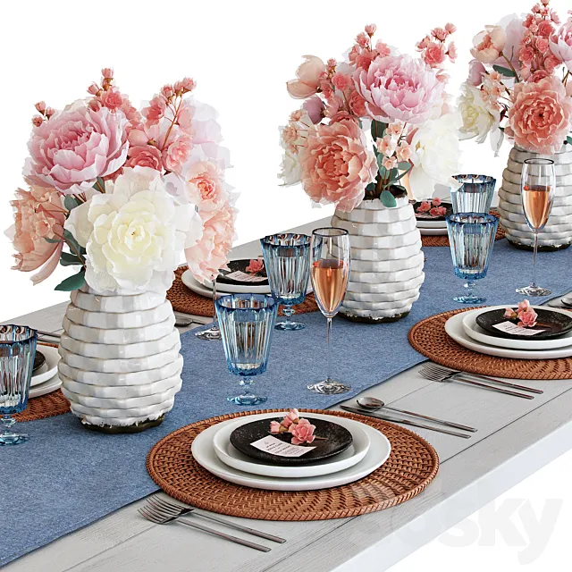 Serving Crate & Barrel 3DModel